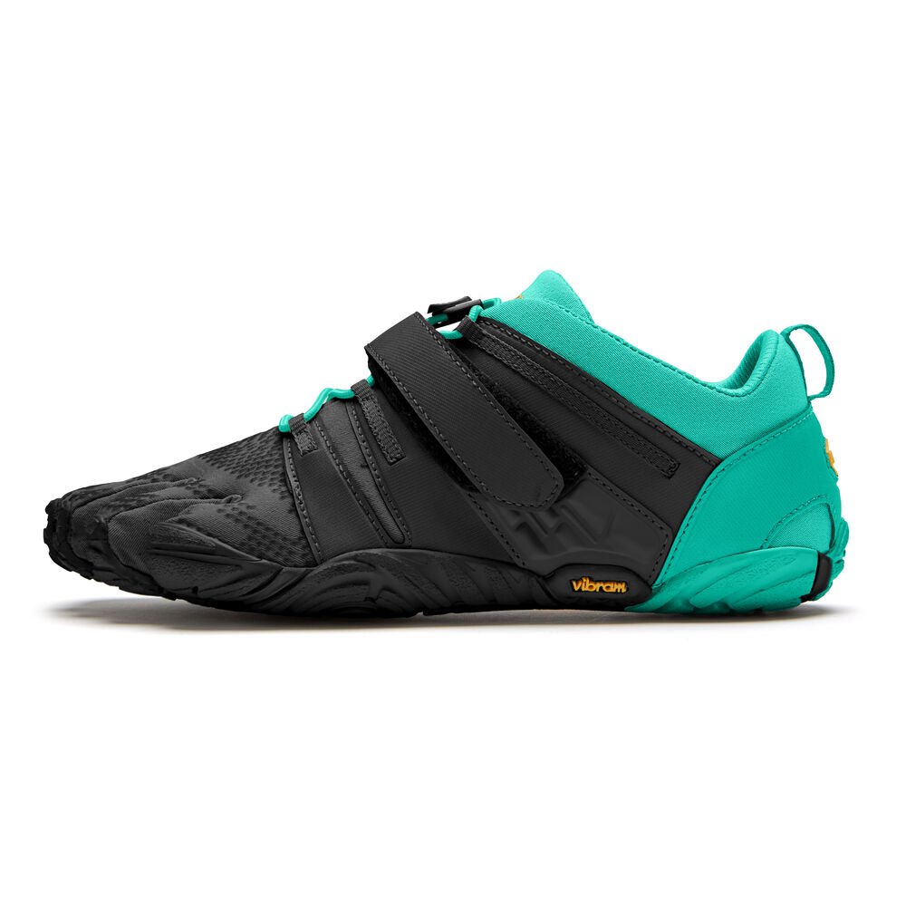 Vibram FiveFingers Dames V-Train 2.0 - Wandelschoenen Zwart/Groen - 635142YUK